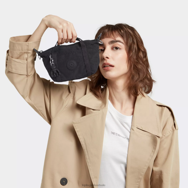 Crossbody Bags Black Noir Art Compact Crossbody Bag Women Kipling J6TNX3