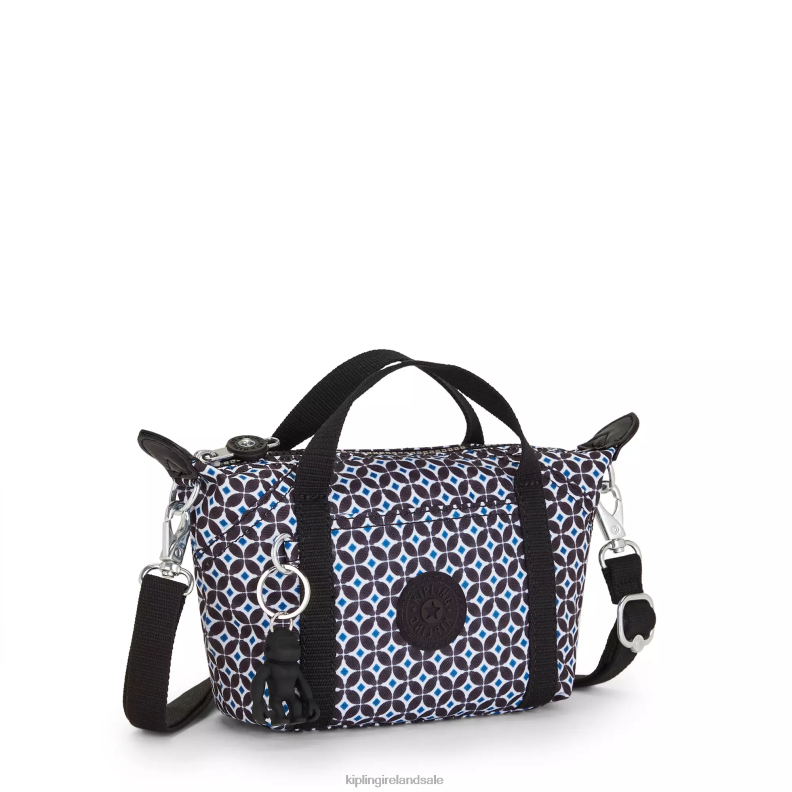 Crossbody Bags Blackish Tile Art Compact Printed Crossbody Bag Women Kipling J6TNX24