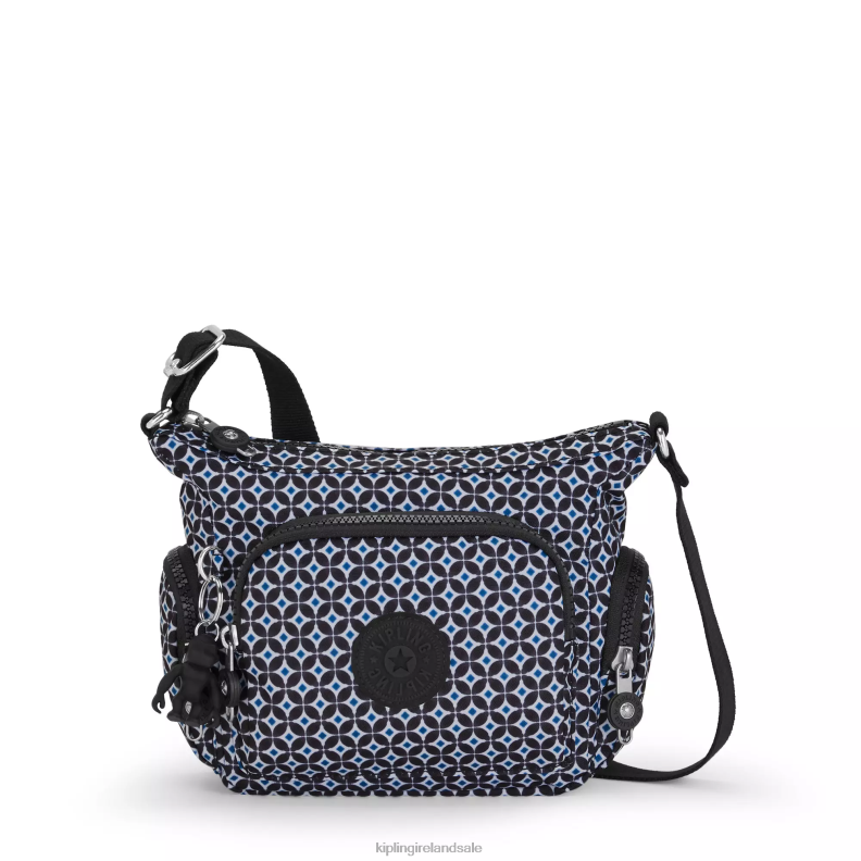 Crossbody Bags Blackish Tile Gabbie Mini Printed Crossbody Bag Women Kipling J6TNX140