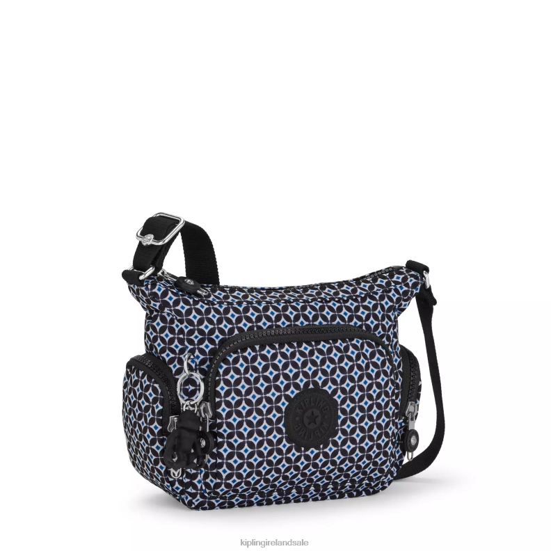 Crossbody Bags Blackish Tile Gabbie Mini Printed Crossbody Bag Women Kipling J6TNX140