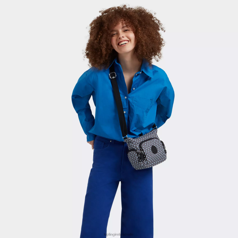 Crossbody Bags Blackish Tile Gabbie Mini Printed Crossbody Bag Women Kipling J6TNX140