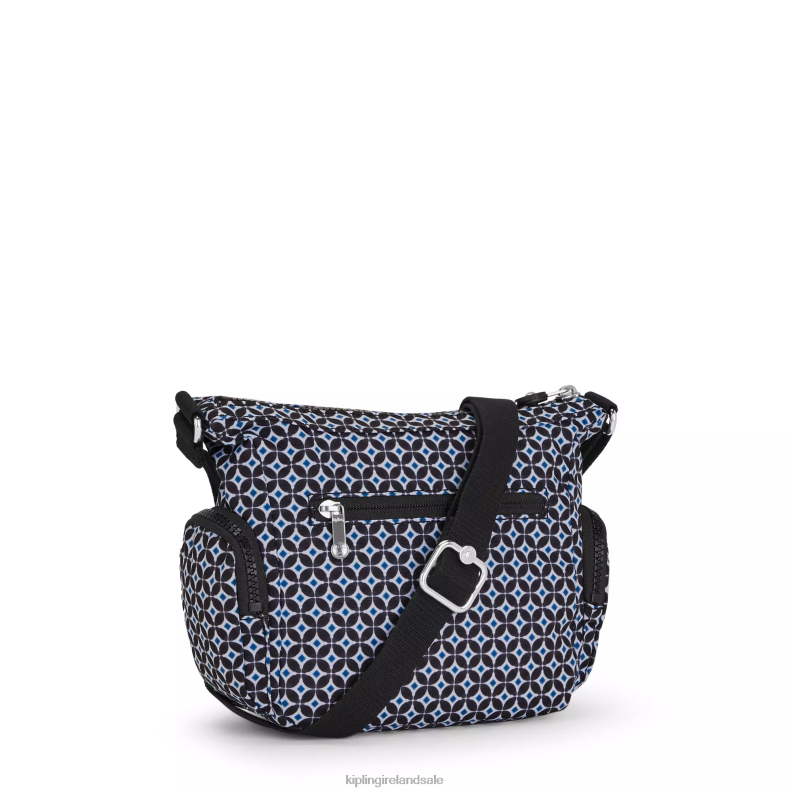 Crossbody Bags Blackish Tile Gabbie Mini Printed Crossbody Bag Women Kipling J6TNX140