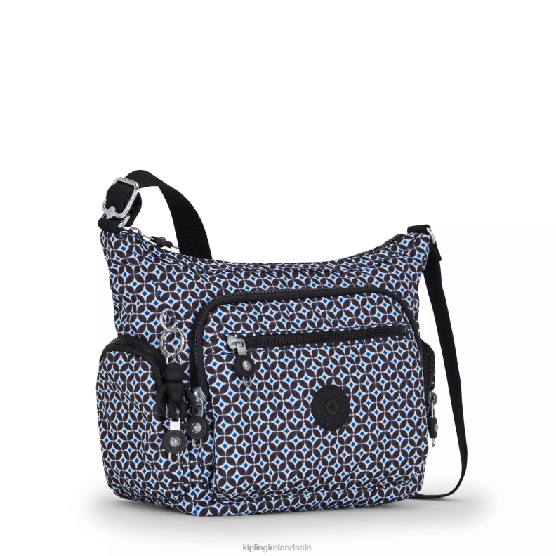 Crossbody Bags Blackish Tile Gabbie Small Printed Crossbody Bag Women Kipling J6TNX147