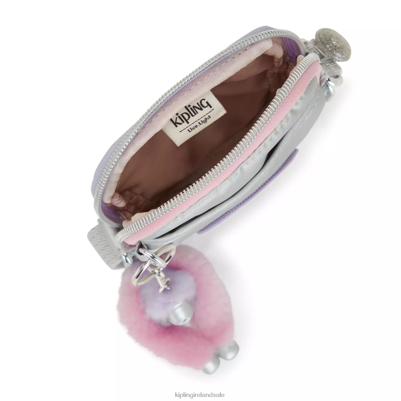 Crossbody Bags Candy metal Fun Tally Metallic Crossbody Phone Bag Women Kipling J6TNX29