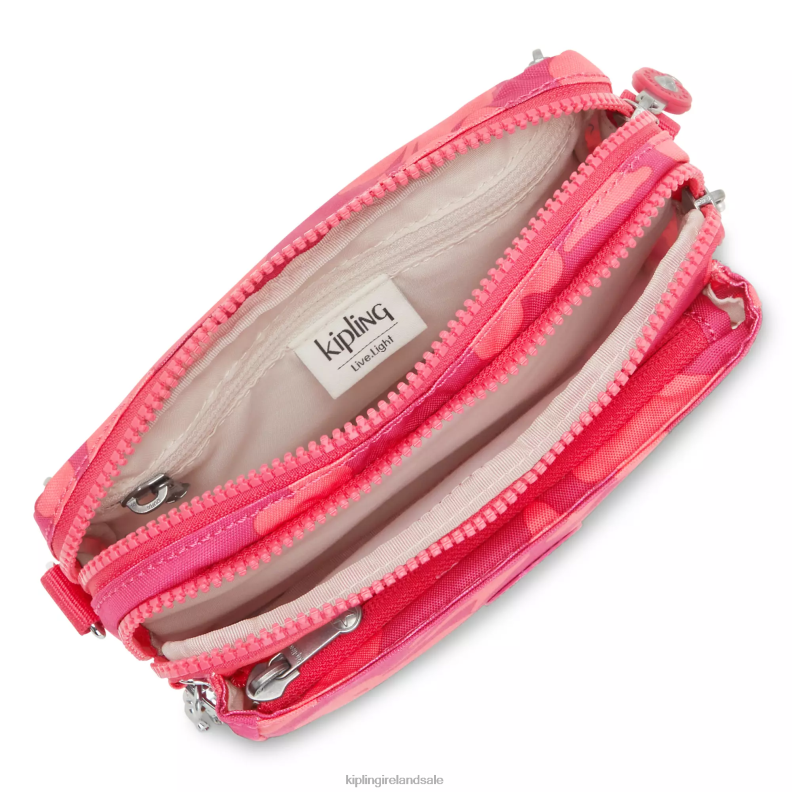 Crossbody Bags Coral Flower Abanu Multi Printed Convertible Crossbody Bag Women Kipling J6TNX320