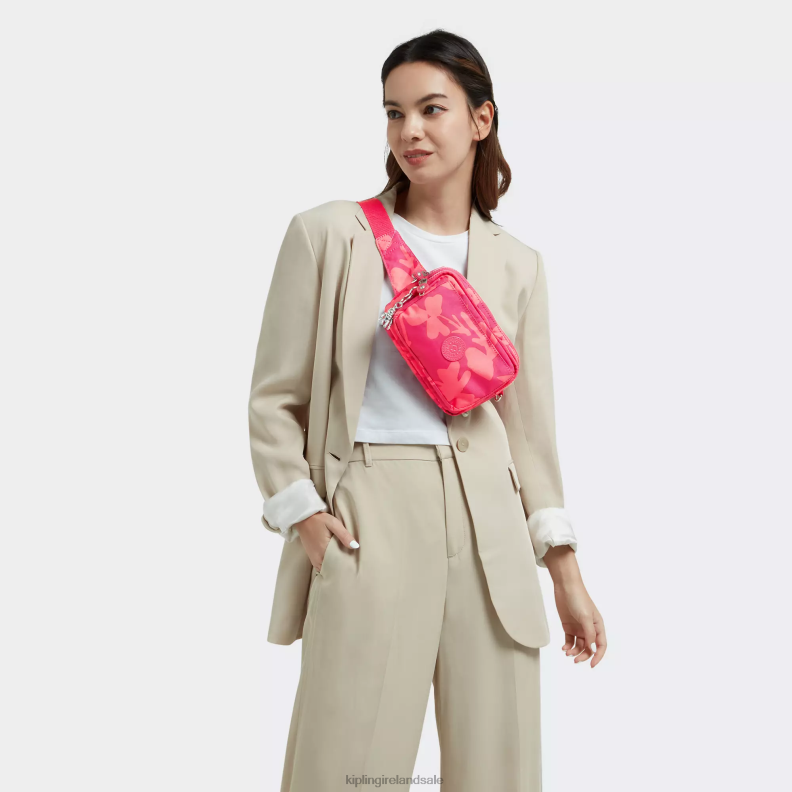 Crossbody Bags Coral Flower Abanu Multi Printed Convertible Crossbody Bag Women Kipling J6TNX320