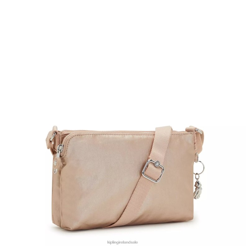 Crossbody Bags Gold Charm Metallic Boyd Metallic Crossbody Bag Women Kipling J6TNX211