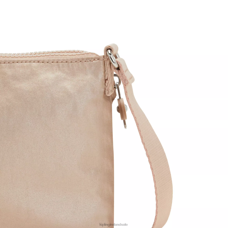 Crossbody Bags Gold Charm Metallic Boyd Metallic Crossbody Bag Women Kipling J6TNX211