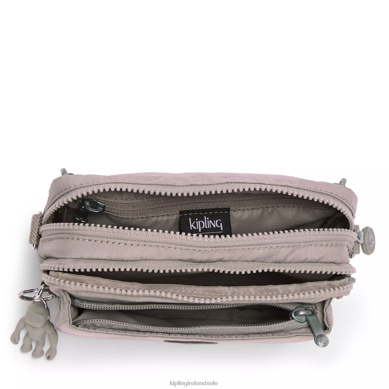 Crossbody Bags Grey Gris Abanu Multi Convertible Crossbody Bag Women Kipling J6TNX117