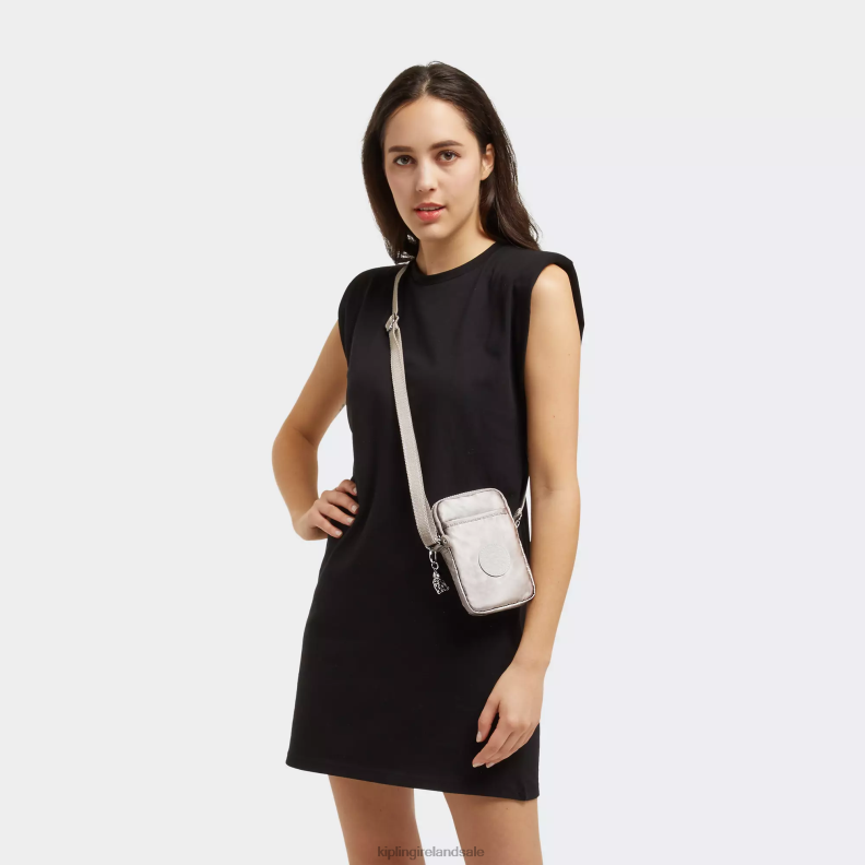 Crossbody Bags Metallic Glow Tally Metallic Crossbody Phone Bag Women Kipling J6TNX59