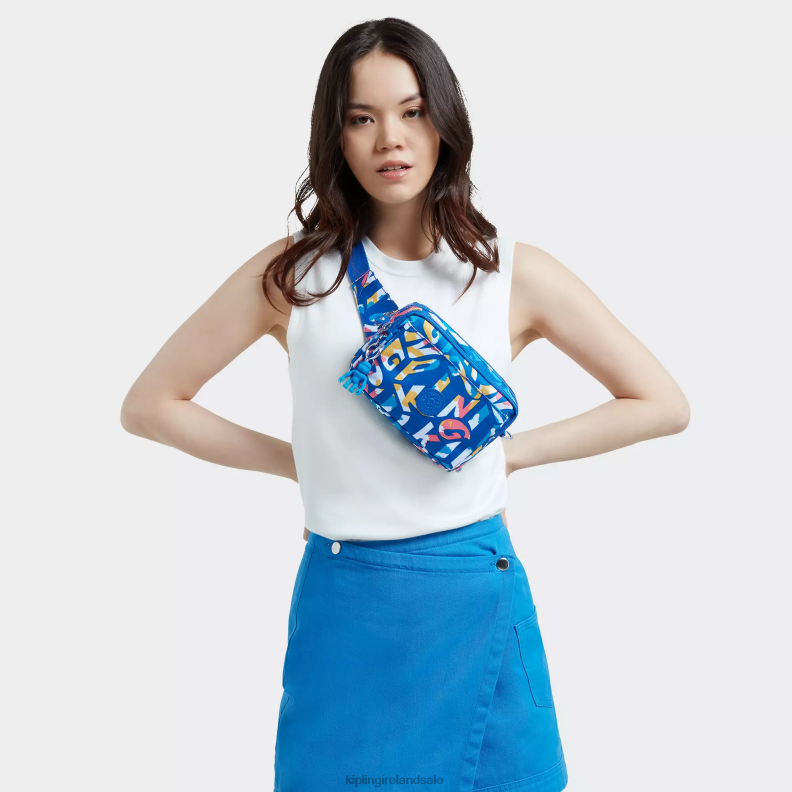 Crossbody Bags Neon Abanu Multi Printed Convertible Crossbody Bag Women Kipling J6TNX321