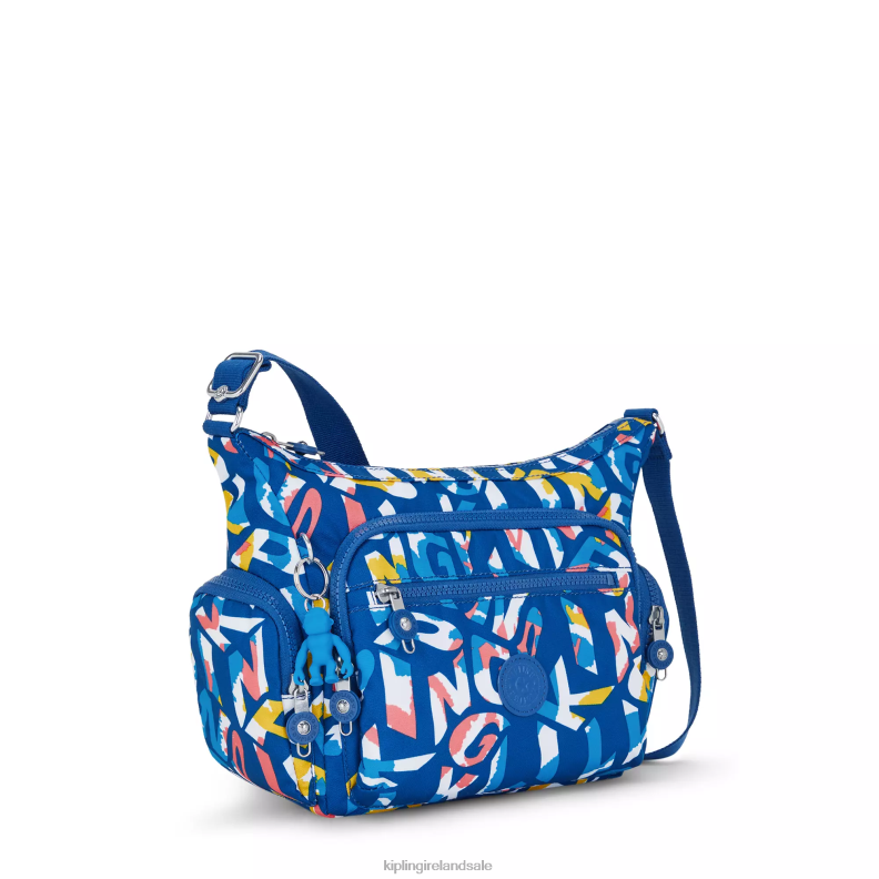 Crossbody Bags Neon Gabbie Small Printed Crossbody Bag Women Kipling J6TNX146