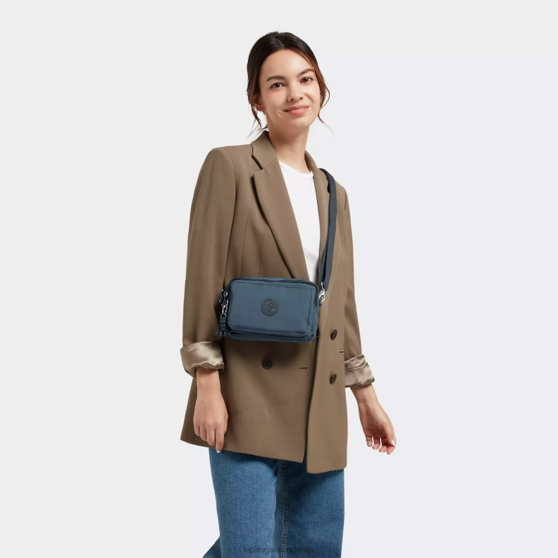 Crossbody Bags Nocturnal Grey Abanu Multi Convertible Crossbody Bag Women Kipling J6TNX116