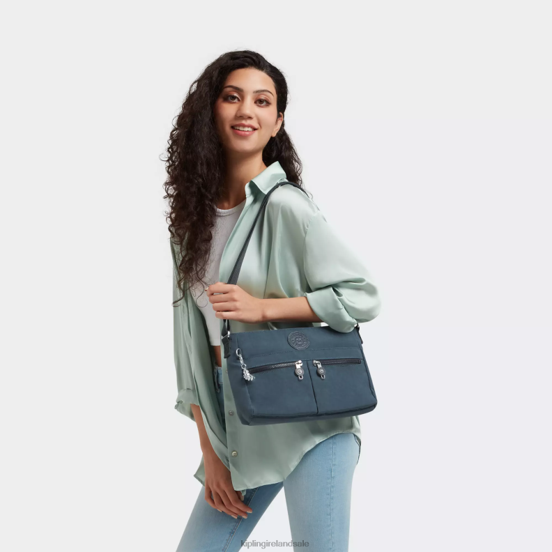 Crossbody Bags Nocturnal Grey New Angie Crossbody Bag Women Kipling J6TNX166