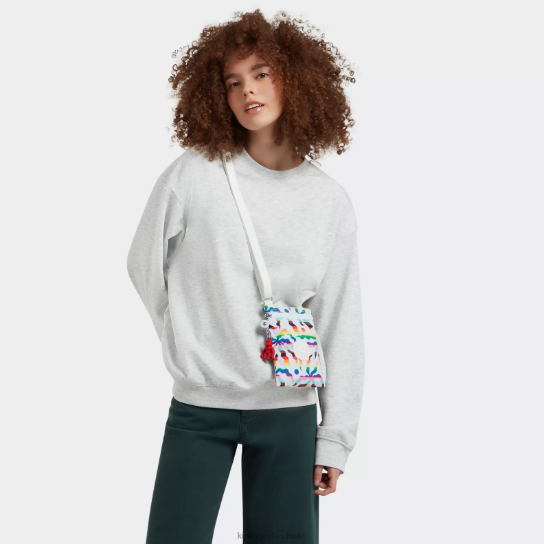 Crossbody Bags Rainbow Palm Afia Lite Printed Mini Crossbody Bag Women Kipling J6TNX36