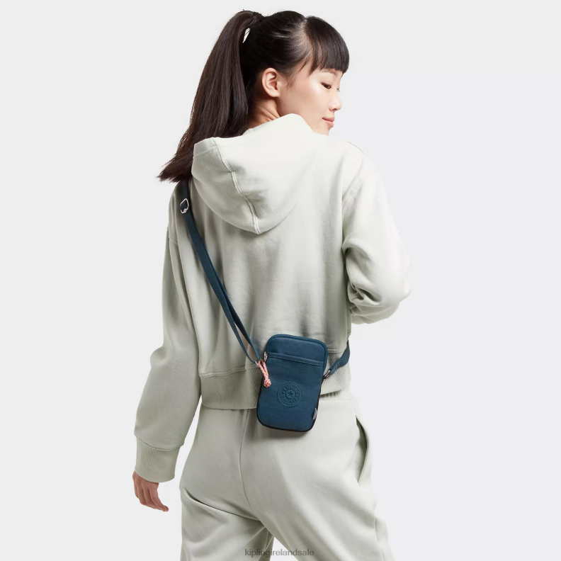 Crossbody Bags Woven Teal Tally Crossbody Phone Bag Women Kipling J6TNX182