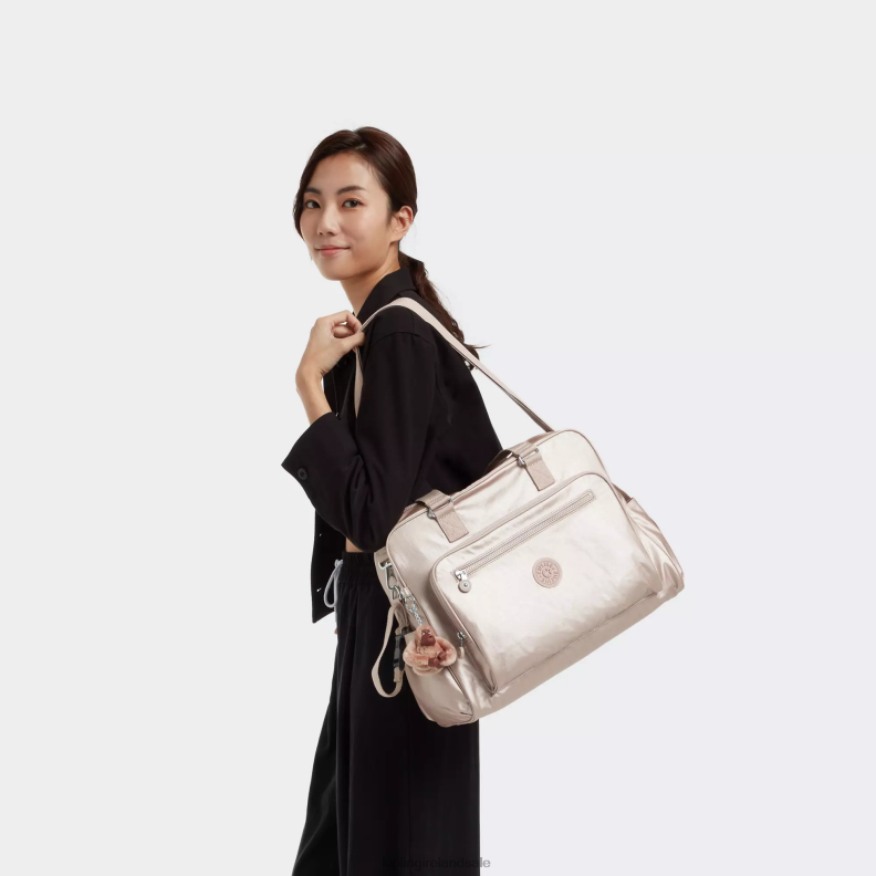Diaper Bags Quartz Metallic Alanna Metallic Diaper Bag Women Kipling J6TNX252