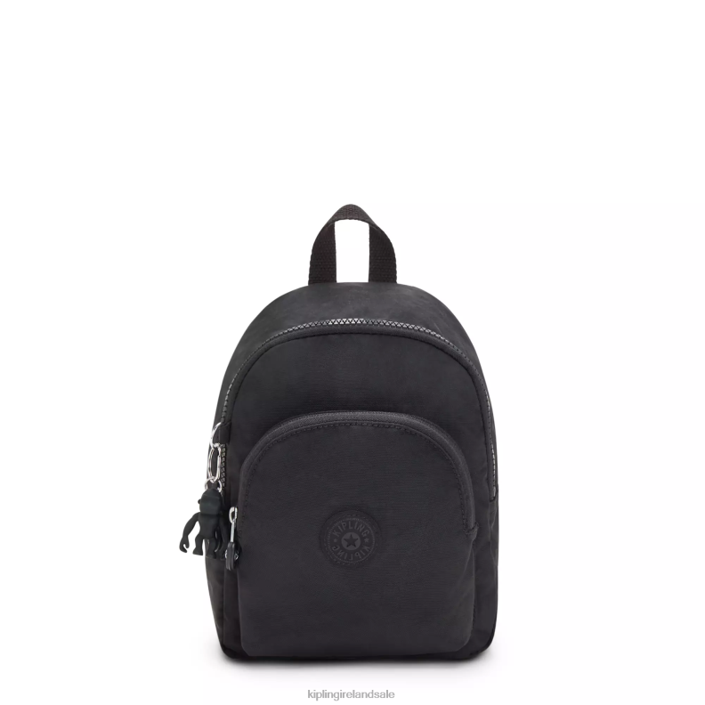Fashion Backpacks Black Noir Curtis Compact Convertible Backpack Women Kipling J6TNX398