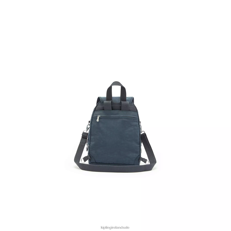 Fashion Backpacks Blue Bleu Firefly Up Convertible Backpack Women Kipling J6TNX403