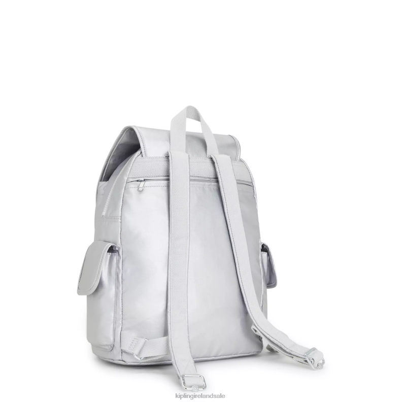 Fashion Backpacks Candy Metallic City Pack Metallic Backpack Women Kipling J6TNX341