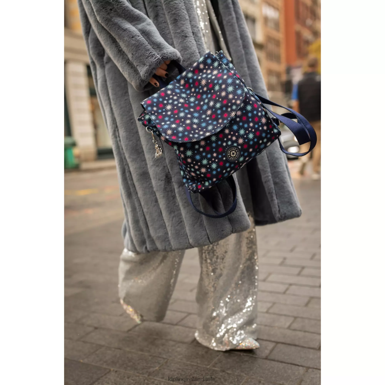 Fashion Backpacks Funky Stars Dannie Printed Small Backpack Women Kipling J6TNX390