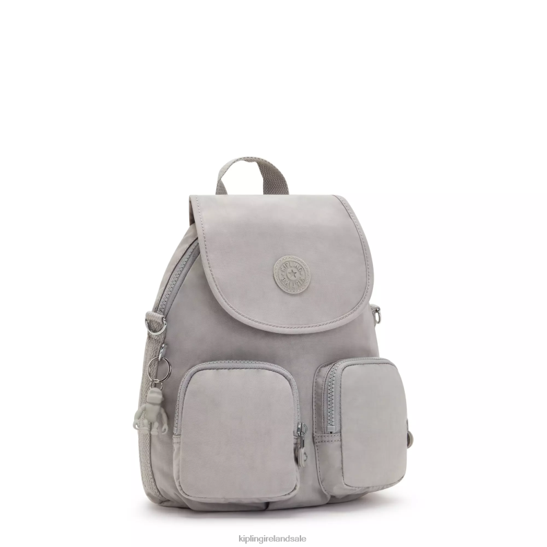 Fashion Backpacks Grey Gris Firefly Up Convertible Backpack Women Kipling J6TNX401
