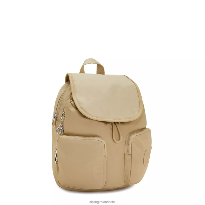 Fashion Backpacks Natural Beige New City Pack Backpack Women Kipling J6TNX360