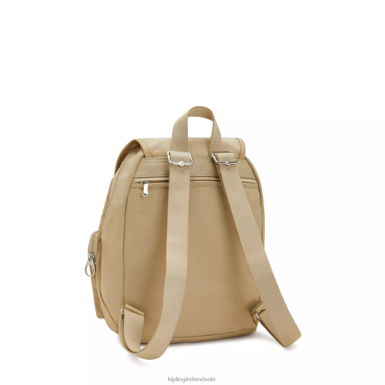 Fashion Backpacks Natural Beige New City Pack Backpack Women Kipling J6TNX360