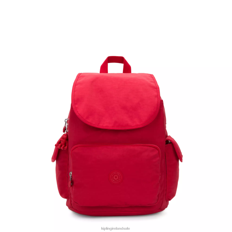 Fashion Backpacks Red Rouge City Pack Backpack Women Kipling J6TNX354