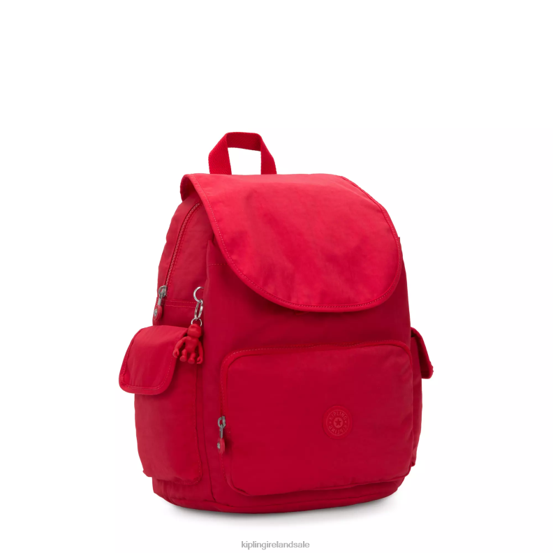 Fashion Backpacks Red Rouge City Pack Backpack Women Kipling J6TNX354
