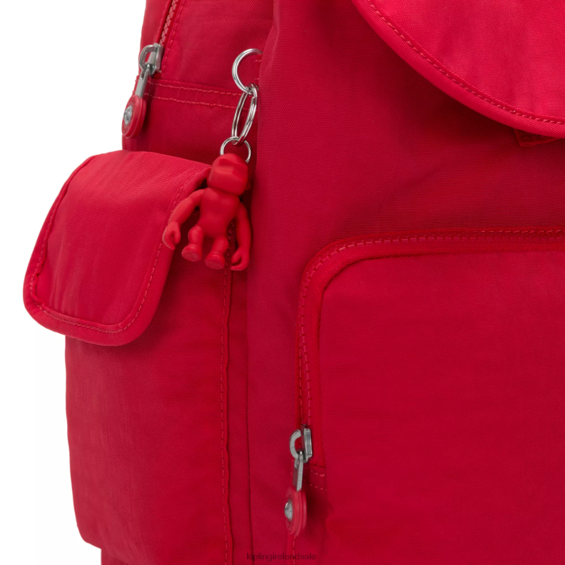 Fashion Backpacks Red Rouge City Pack Backpack Women Kipling J6TNX354