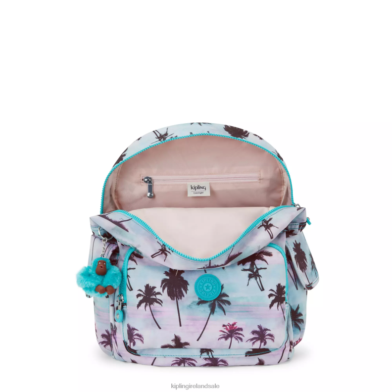 Fashion Backpacks Shadow Palm Print City Pack Printed Backpack Women Kipling J6TNX338
