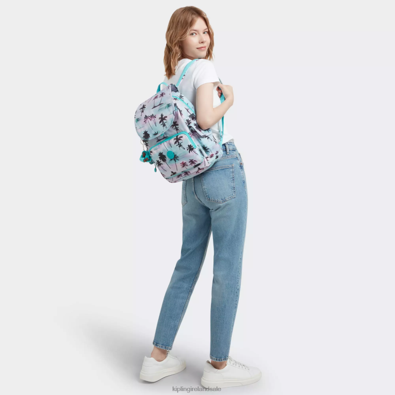Fashion Backpacks Shadow Palm Print City Pack Printed Backpack Women Kipling J6TNX338
