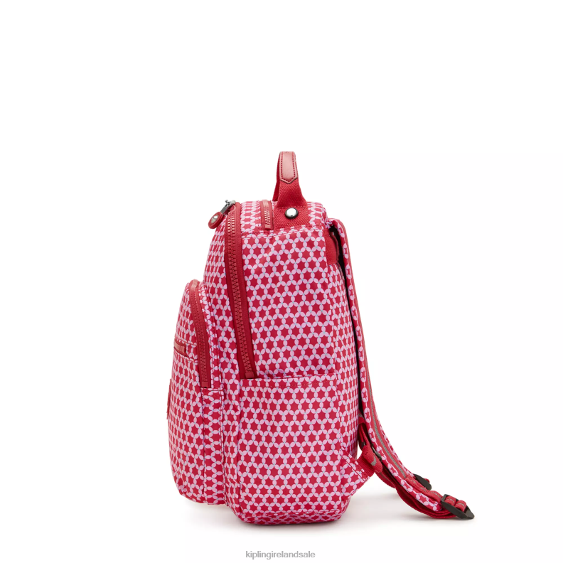 Fashion Backpacks Starry Dot Seoul Small Printed Tablet Backpack Women Kipling J6TNX347