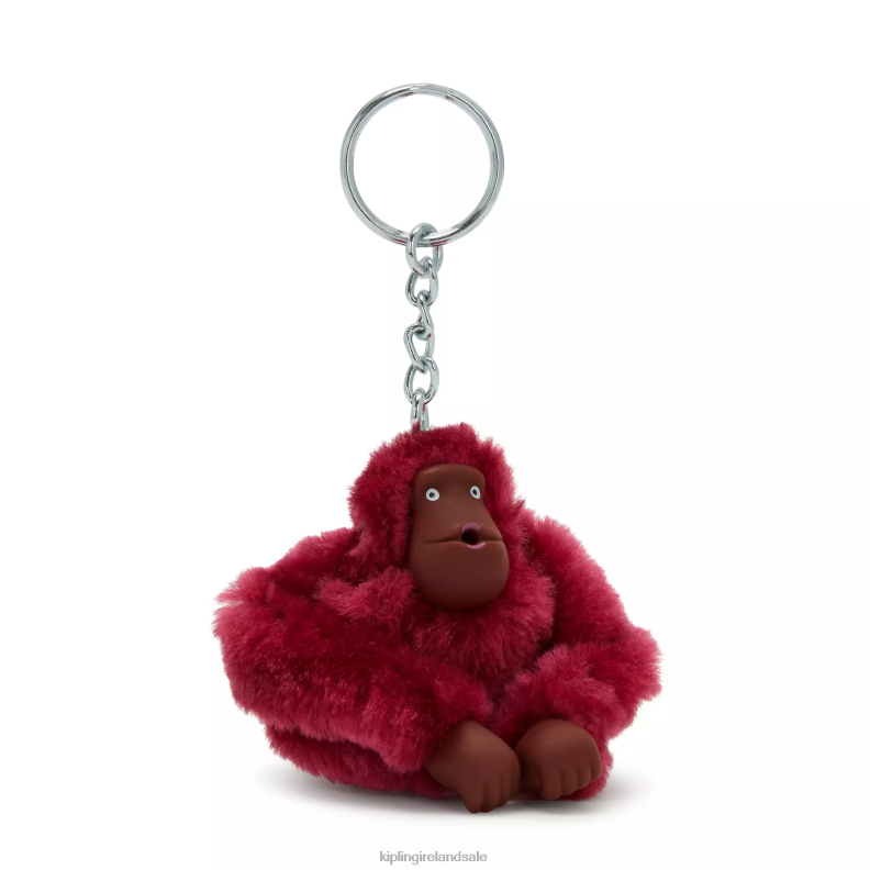 Keychains Beet Red Sven Small Monkey Keychain Women Kipling J6TNX677