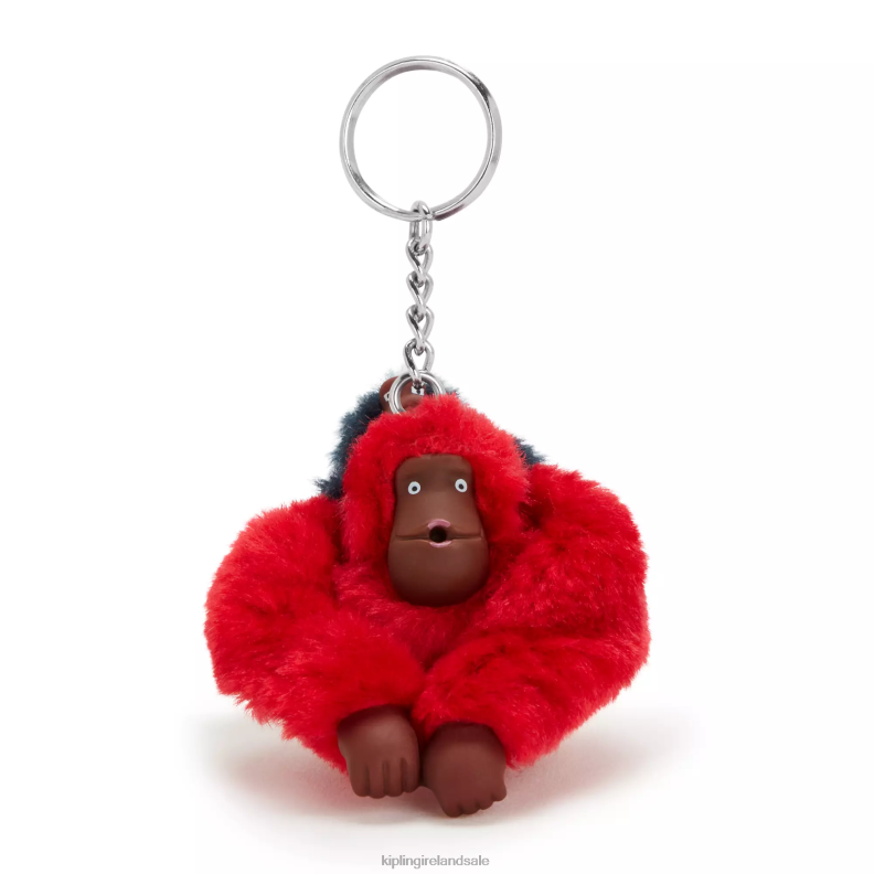 Keychains Cherry Tonal Mom And Baby Mom and Baby Sven Monkey Keychain Women Kipling J6TNX687