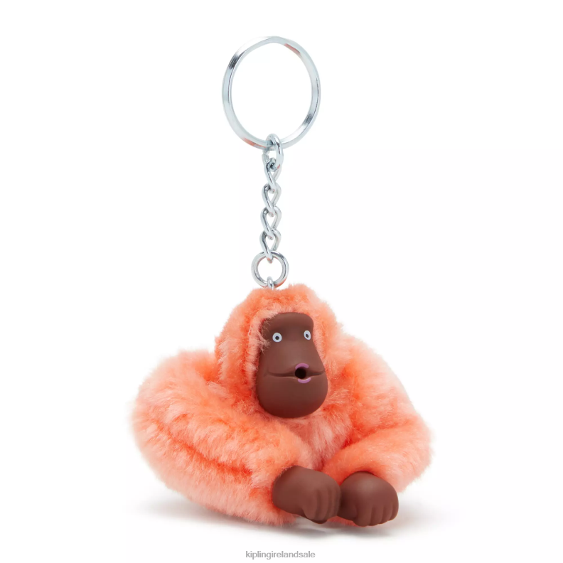 Keychains Cool Coral Sven Small Monkey Keychain Women Kipling J6TNX673