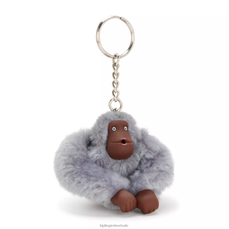 Keychains Dove Grey Sven Small Monkey Keychain Women Kipling J6TNX667