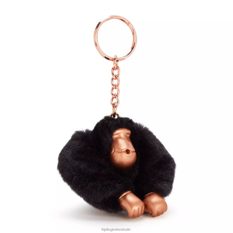 Keychains Opulent Black Stud Sven Small Monkey Keychain Women Kipling J6TNX669