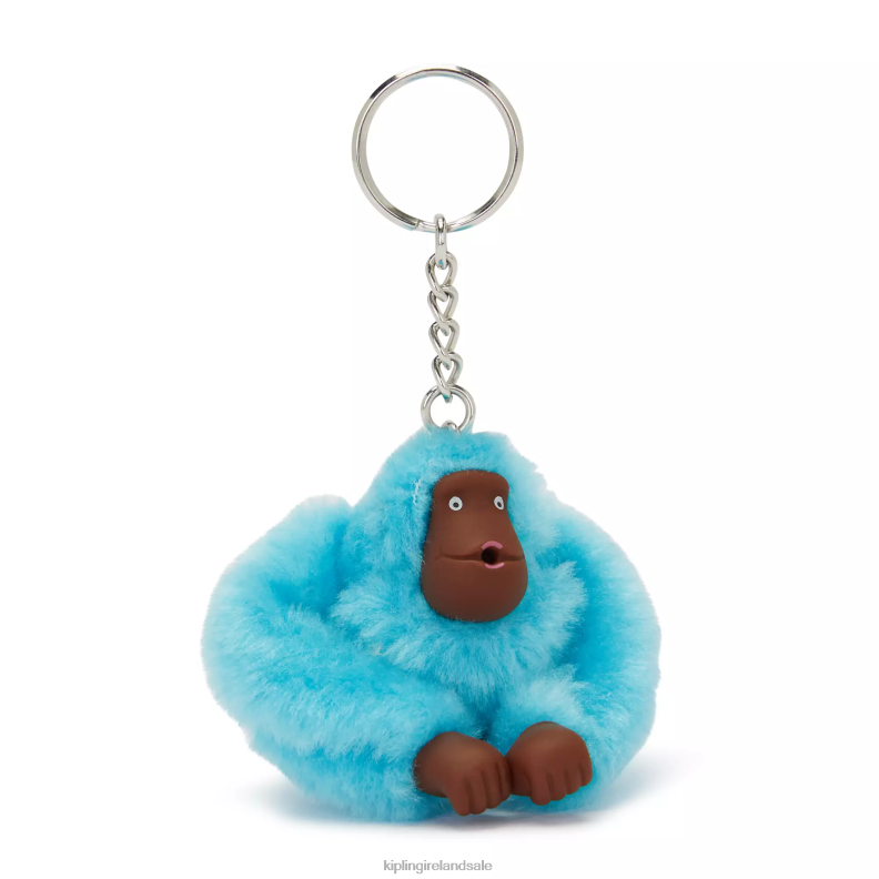 Keychains Sea Blue Sven Small Monkey Keychain Women Kipling J6TNX664