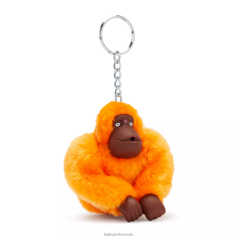 Keychains Tiger Orange Sven Monkey Keychain Women Kipling J6TNX691