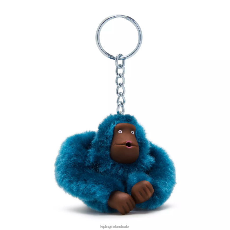 Keychains Twinkle Teal Sven Small Monkey Keychain Women Kipling J6TNX680