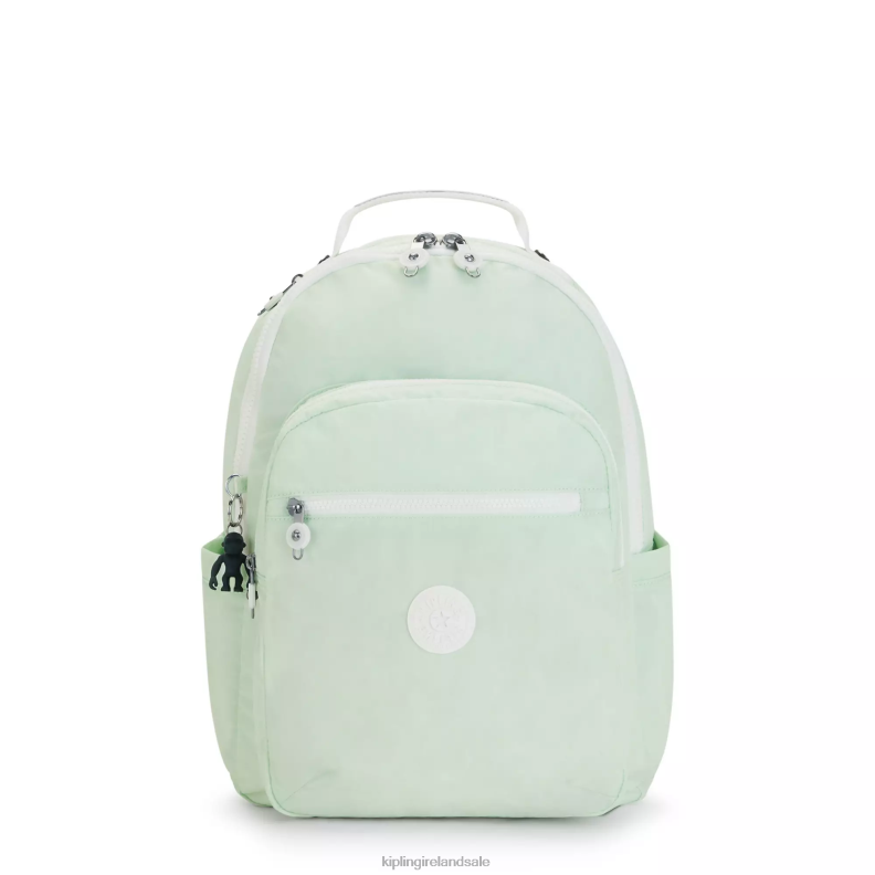 Laptop Backpacks Airy Green Seoul Large 15 Laptop Backpack Women Kipling J6TNX473
