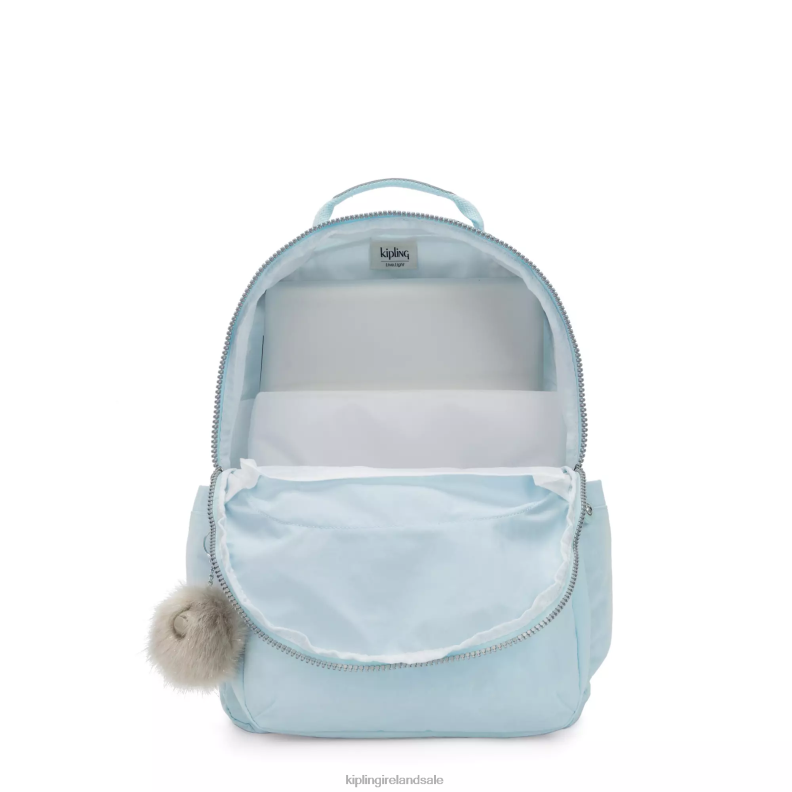 Laptop Backpacks Bridal Blue Seoul Large 15\ Laptop Backpack Women Kipling J6TNX431