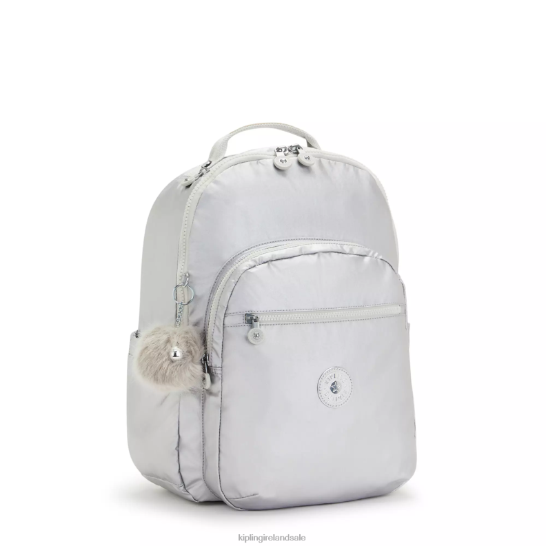 Laptop Backpacks Candy Metallic Seoul Large Metallic 15\ Laptop Backpack Women Kipling J6TNX458