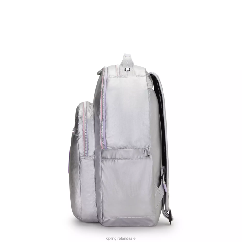 Laptop Backpacks Candy metal Fun Seoul Large Metallic 15\ Laptop Backpack Women Kipling J6TNX448