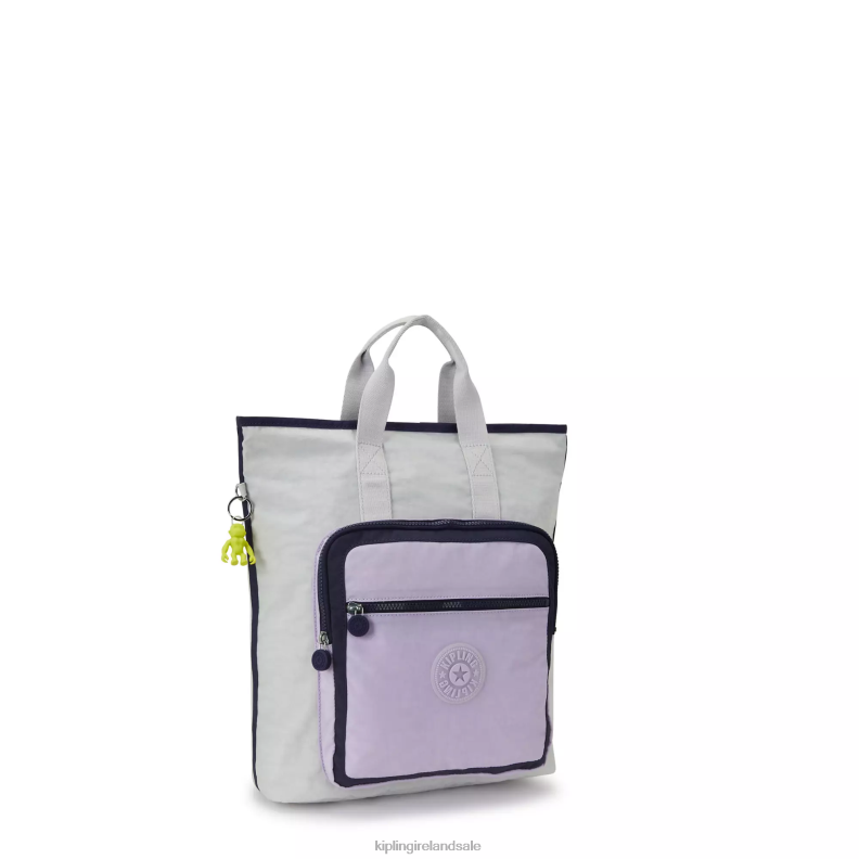 Laptop Backpacks Grey Lilac Block Sia 15\ Laptop Tote Backpack Women Kipling J6TNX446
