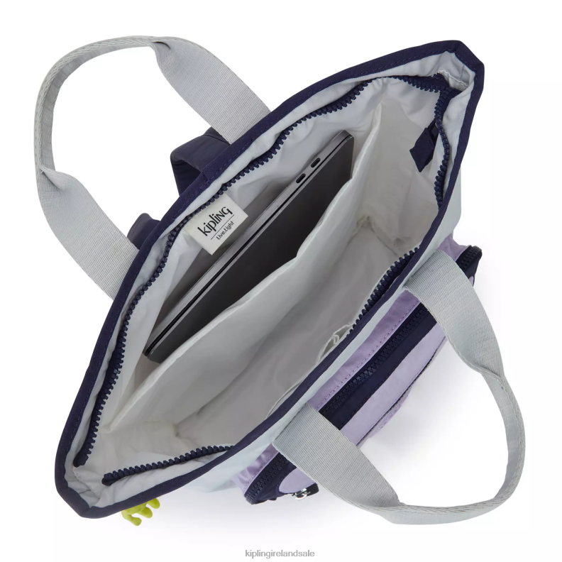 Laptop Backpacks Grey Lilac Block Sia 15\ Laptop Tote Backpack Women Kipling J6TNX446
