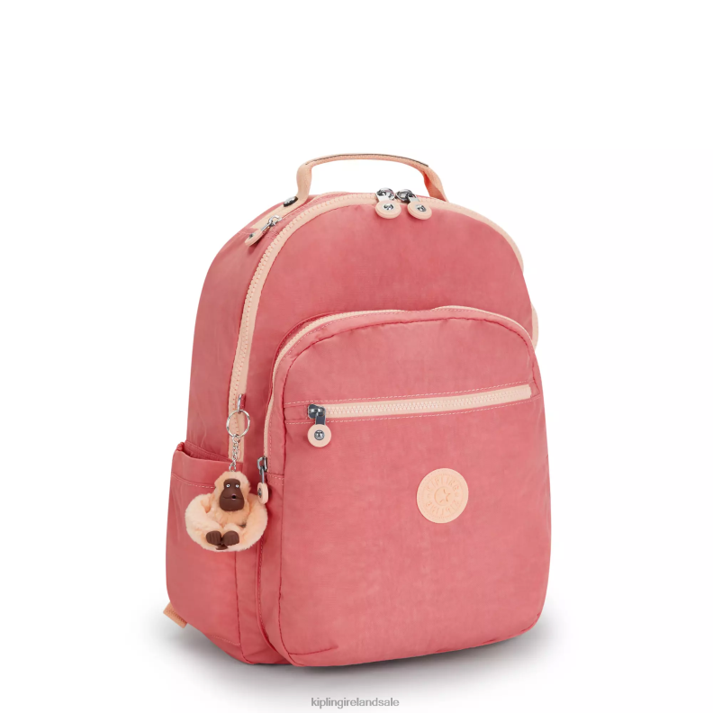 Laptop Backpacks Joyous Pink Seoul Large 15\ Laptop Backpack Women Kipling J6TNX433