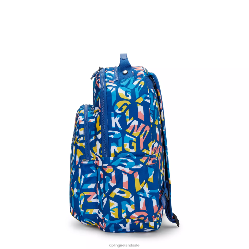 Laptop Backpacks Neon Seoul Large Printed 15\ Laptop Backpack Women Kipling J6TNX344